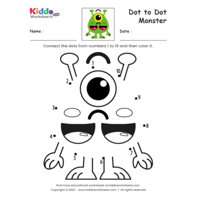 Dot to Dot Monster