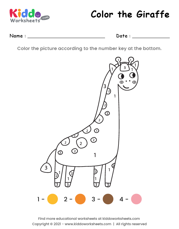 Color the Giraffe