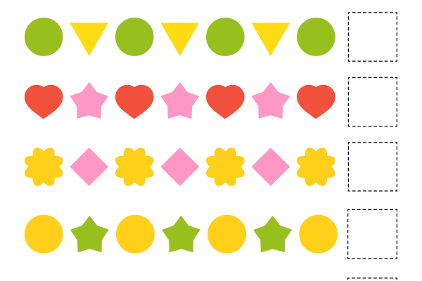 Complete the Pattern Worksheet 4