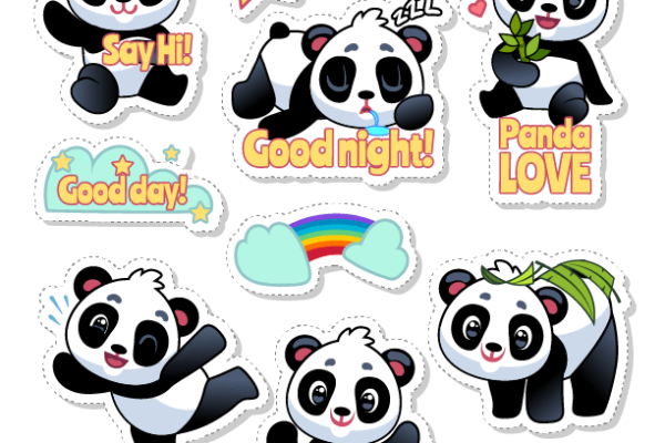 Panda Stickers