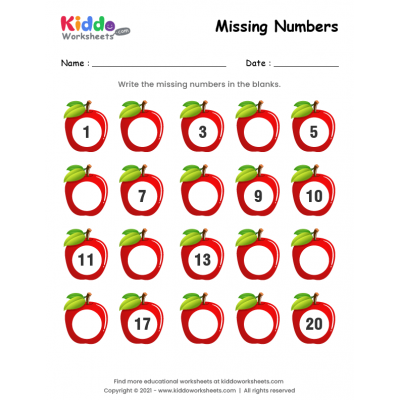 free printable missing numbers worksheets kiddoworksheets