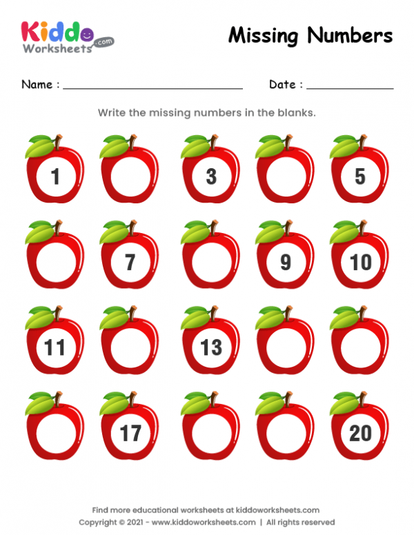 Free Printable Worksheets For Kids Tracing Numbers 1 20 Worksheets Writing Numbers To 20