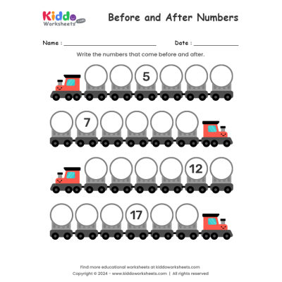 Before and After Numbers