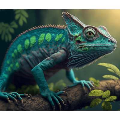 Chameleon Sliding Puzzle