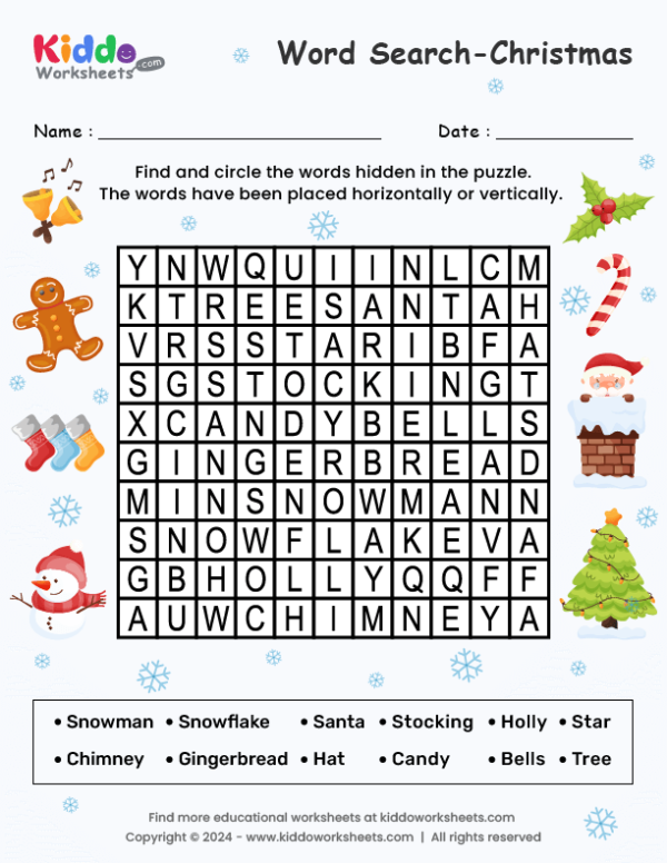 Christmas Word Search