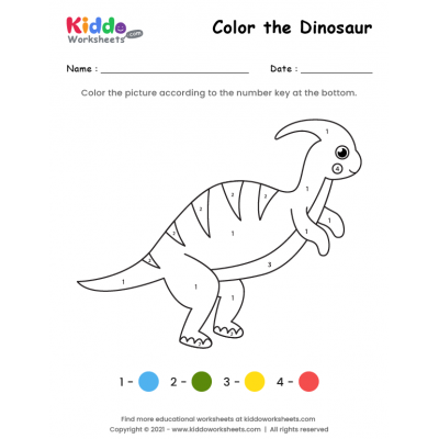 Color the Dinosaur 1