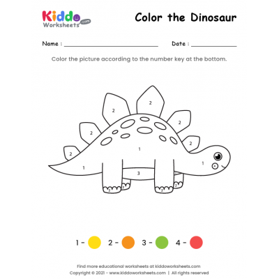 Color the Dinosaur 2