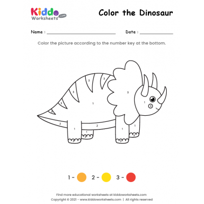 Color the Dinosaur 5