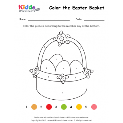 Color the Easter Basket