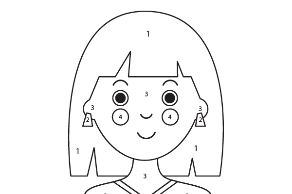 Color the Girl Worksheet