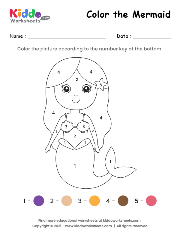 Color the Mermaid