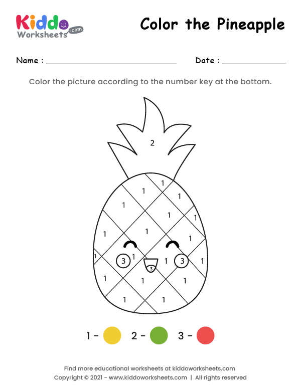 Color the Pineapple