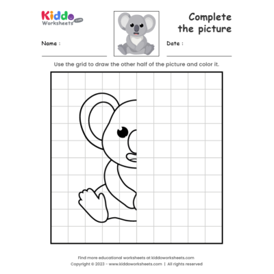 Complete the picture koala