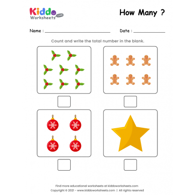Free Printable Learning Numbers Worksheet - kiddoworksheets