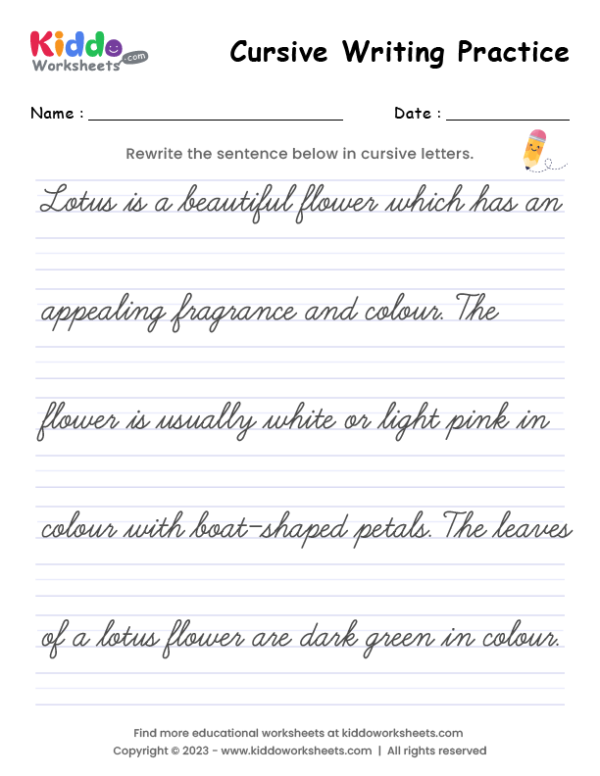 Handwriting Practice For Kids and parents.