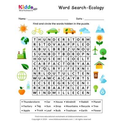 Ecology Word Search