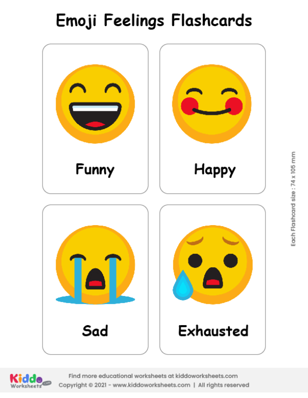 Emoji Feelings Flashcards