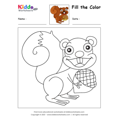 Free Printable Color The Koala Worksheet - Kiddoworksheets