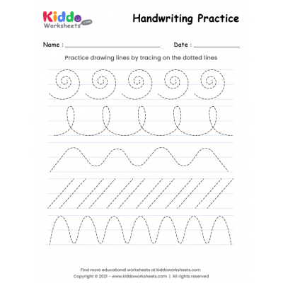 free printable tracing lines worksheets kiddoworksheets