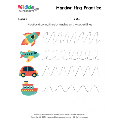 free printable tracing lines worksheets kiddoworksheets