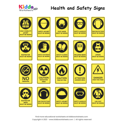 Health and safety signs