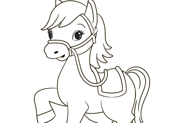 Horse coloring page