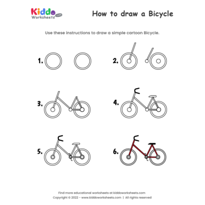 How to draw Bicycle