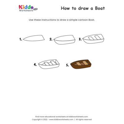 How to draw Boat