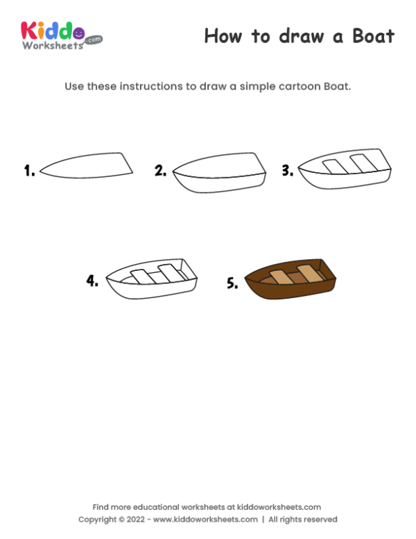 How to draw Boat