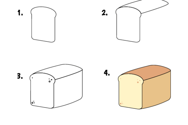 How to draw Bread worksheet