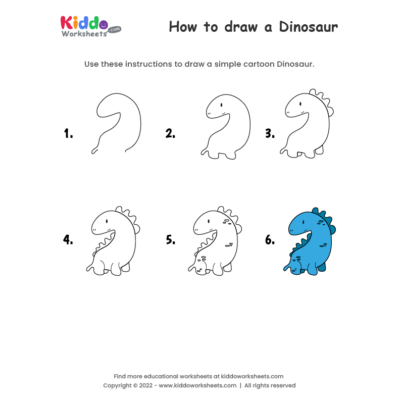 How to draw Dinosaur