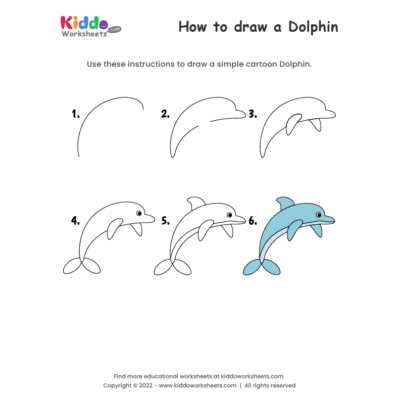 How to draw Dolphin