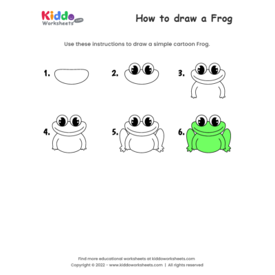 How to draw Frog