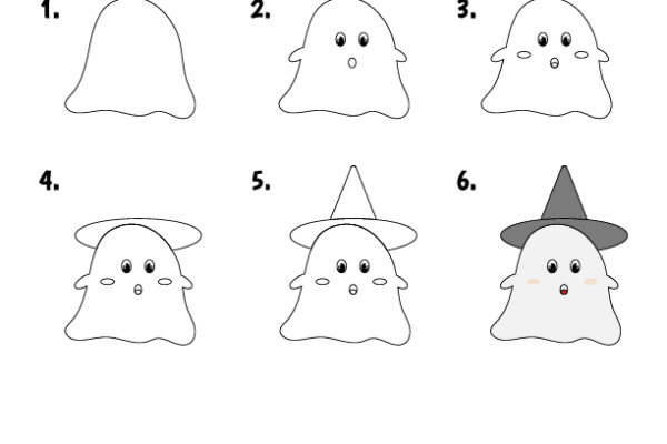 How to draw Ghost worksheet