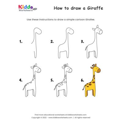 How to draw Giraffe