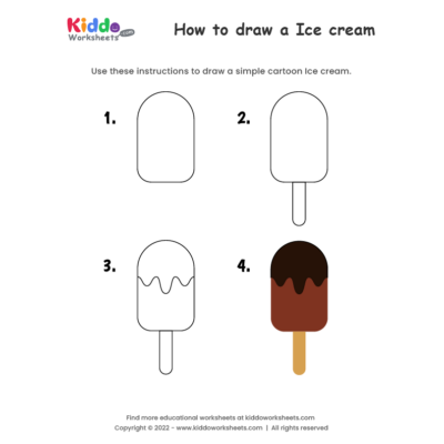 How to draw Ice cream