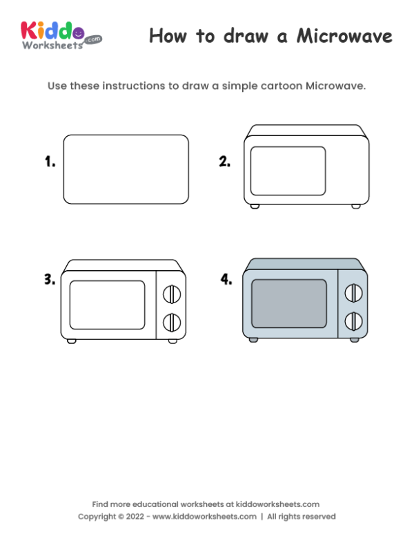 How to draw Microwave