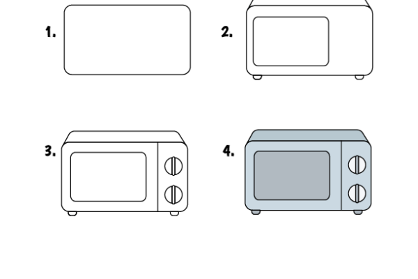 How to draw Microwave worksheet