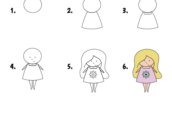 How to draw Princess worksheet