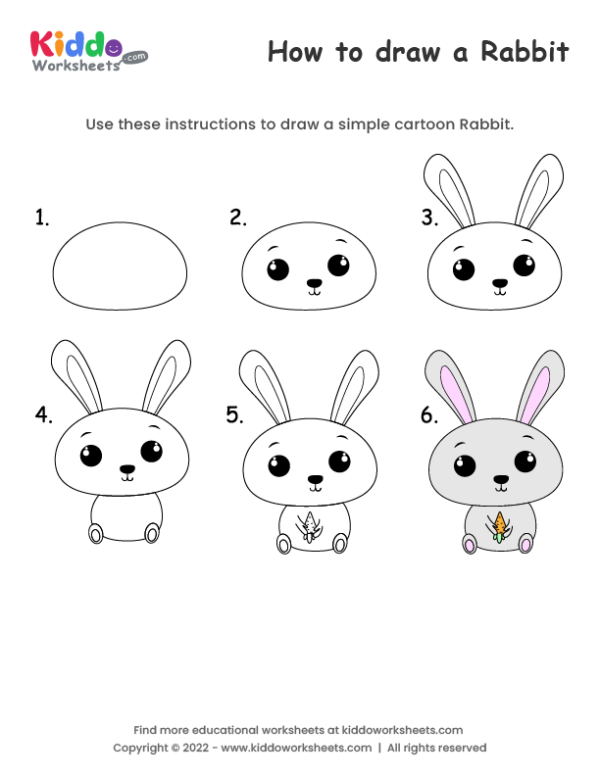 How to Draw a Bunny (3 steps) | Design School