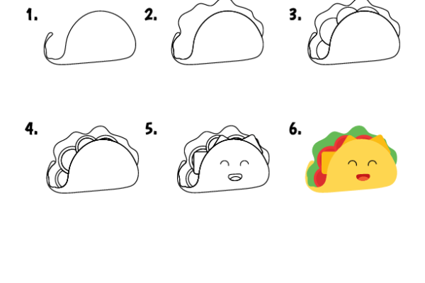 How to draw Taco worksheet