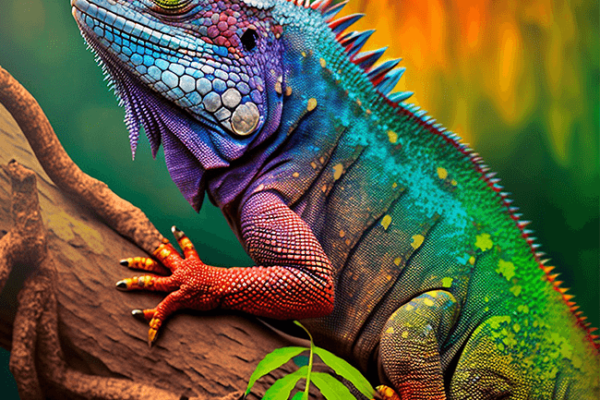 Iguana Sliding Puzzle