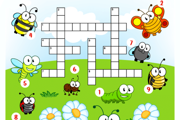 Insects Crossword Puzzle Worksheet