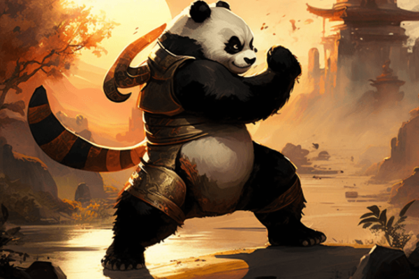 Kung Fu Panda Sliding Puzzle