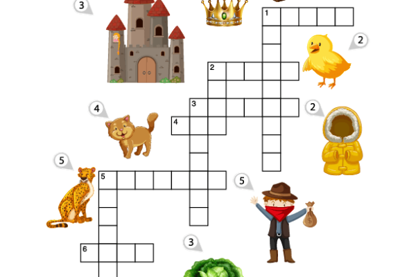 Letter C Crossword Puzzle Worksheet