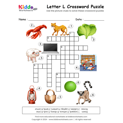 Letter L Crossword