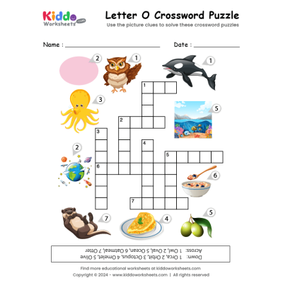 Letter O Crossword
