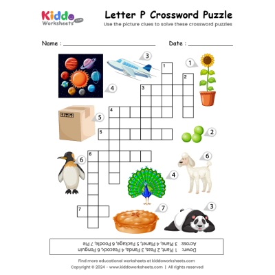 Letter P Crossword