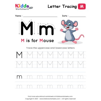 Tracing the Letter M