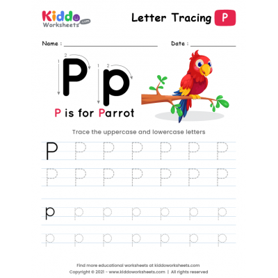 Tracing the Letter P